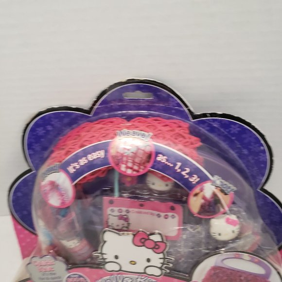 New Sealed HELLO KITTY Learn Knit Crochet Craft Yarn Bag Pink Purple Sanrio - Picture 11 of 15